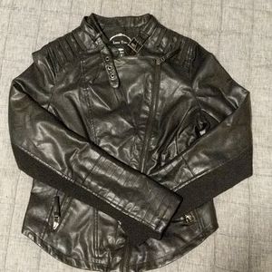 Faux Leather Jacket